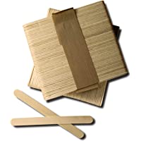 200 Palos de Helados de 11.4 cm. palitos de madera manualidades sin astillas. Palitos de madera natural para…